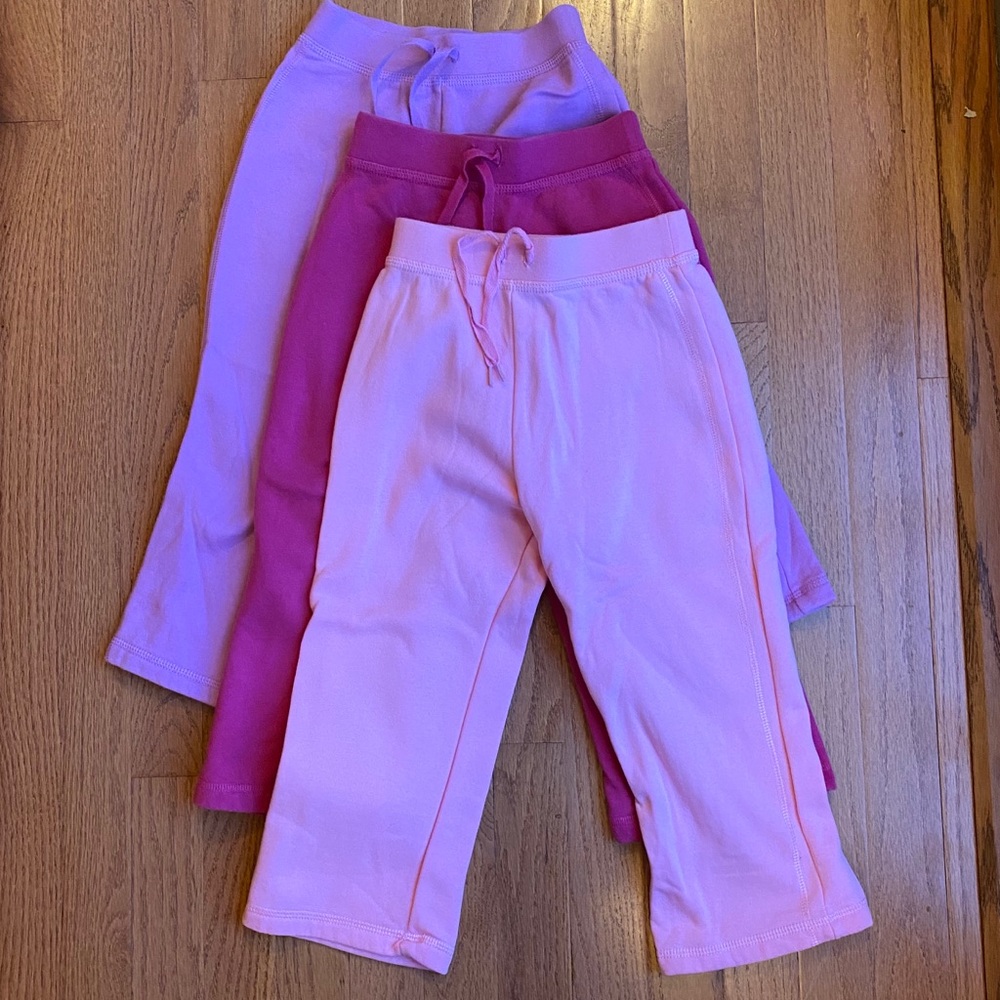 4T 3Pack of Pink and Purple Gymboree Sweatpants